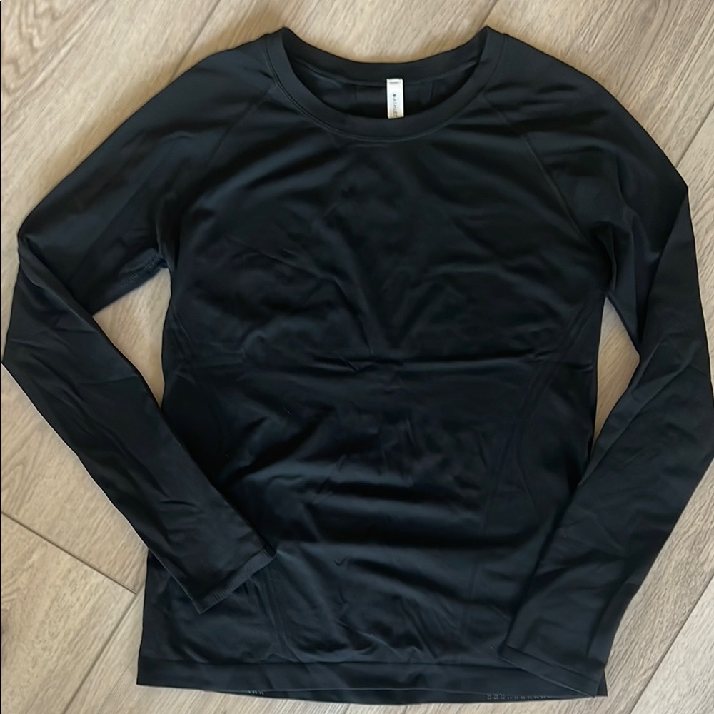 Athleta Black Long Sleeve Women's Top